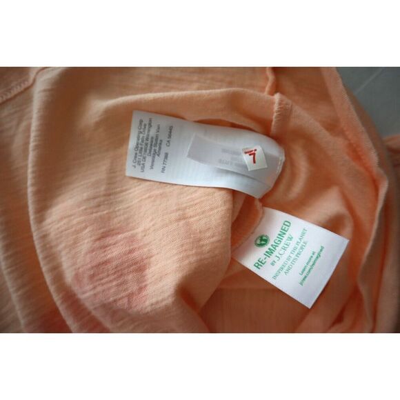 J. Crew OR5929 Women's Sz Small Iced Peach "Wave Of Love" Graphic S/S T-Shirt - Picture 5 of 9